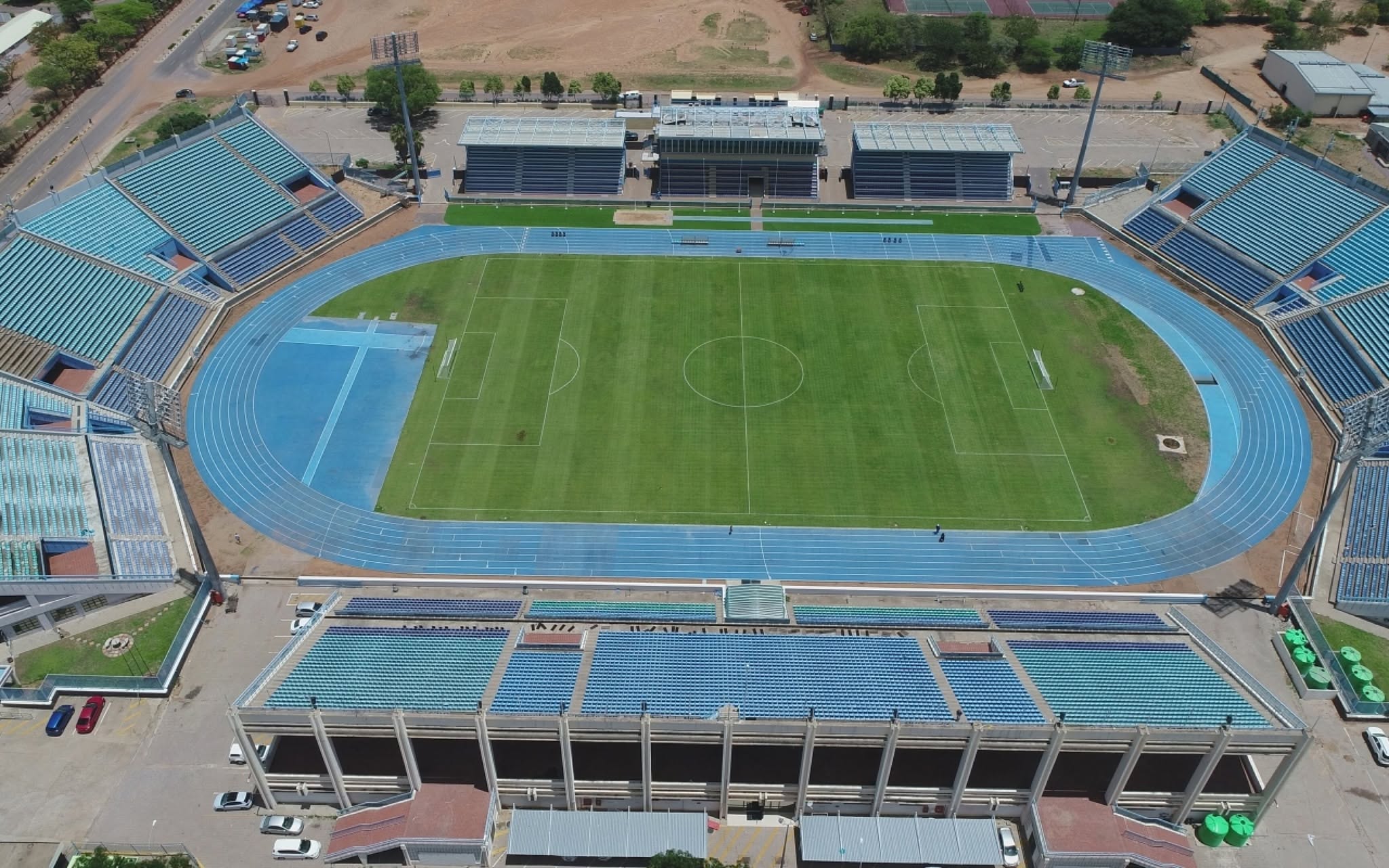 Aerial view of Botswana National Stadium